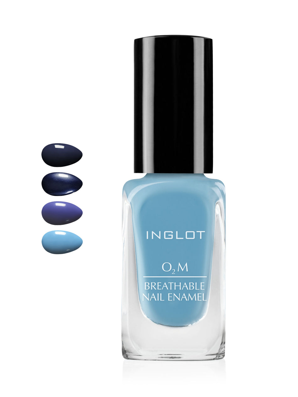 O2M BREATHABLE NAIL ENAMEL BLUE COLLECTION
