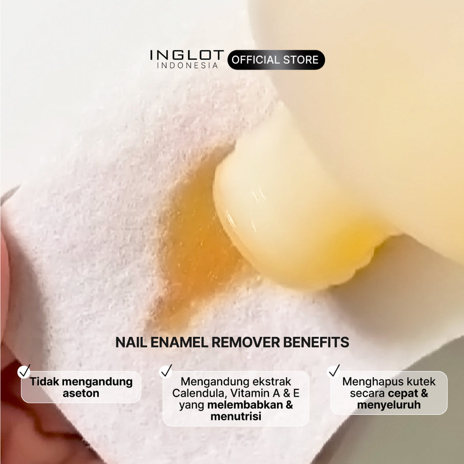 [Hemat 21%] INGLOT Nail Treatment Duos - Gel Effect Top Coat, Nail Buffer